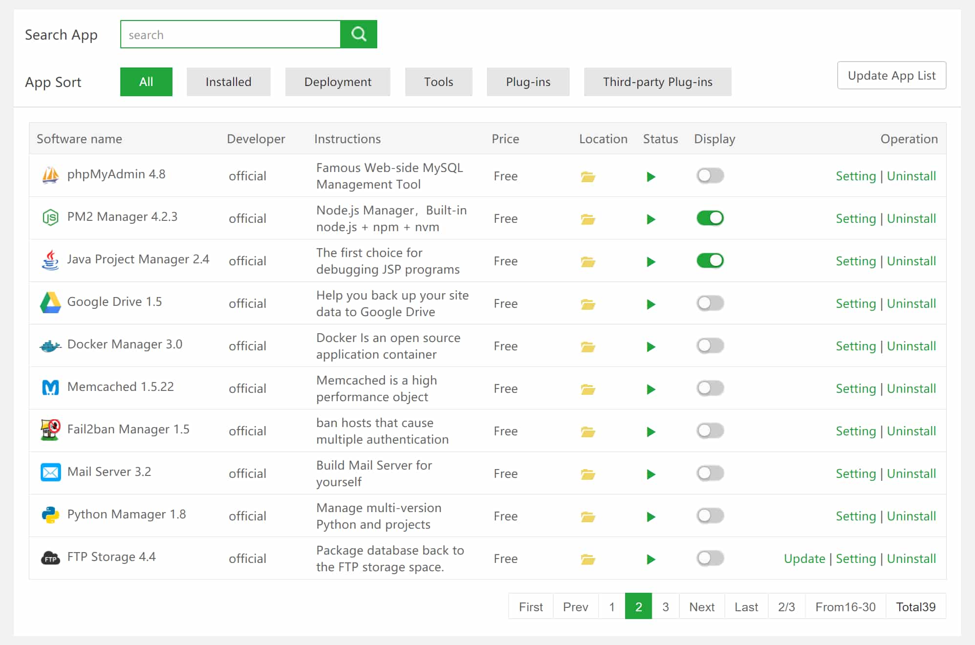 کنترل پنل مدیریت سایت رایگان aapanel جایگزینی برای cpanel